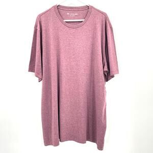 Travis Mathew Pima Cotton Tee Shirt, Heather Berry Color NWOT, Sz. XXL Everyday